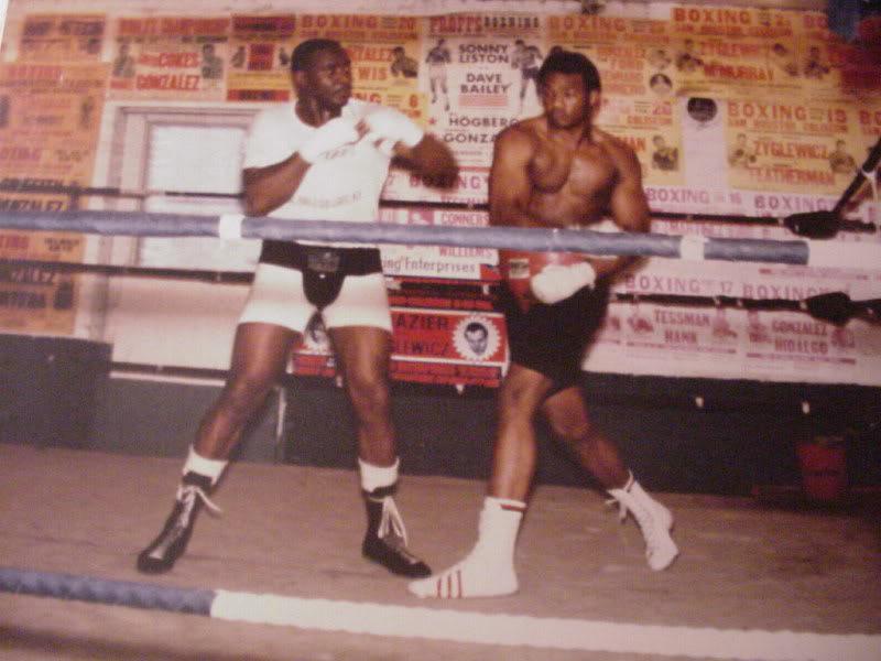 Sonny Liston and George Foreman, from the late 1960s